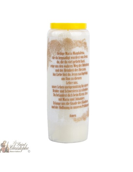 Velas Novena a Santa Maria Magdalena - Oración alemán 