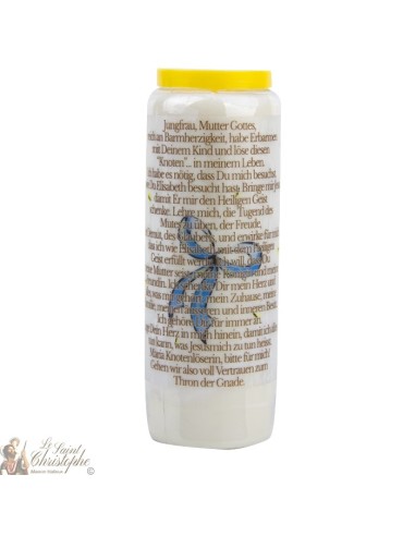 Candles Novenas for Mary Untier of Knots – german  Prayer 