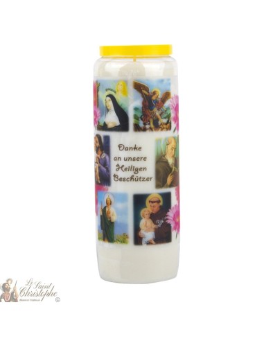 Candles Novenas of thanks to the saints – german  Prayer 
