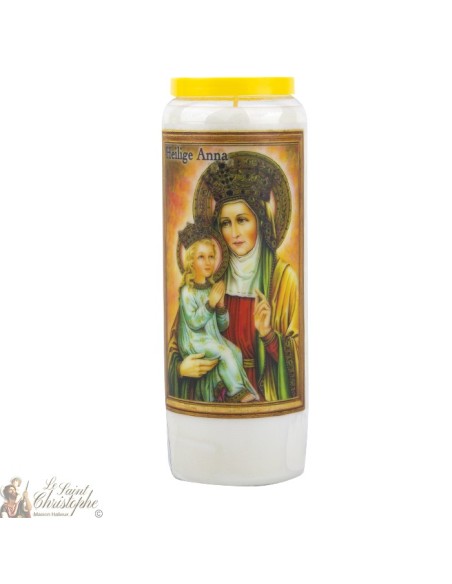 Candles Novenas for Saint Anna – german  Prayer 