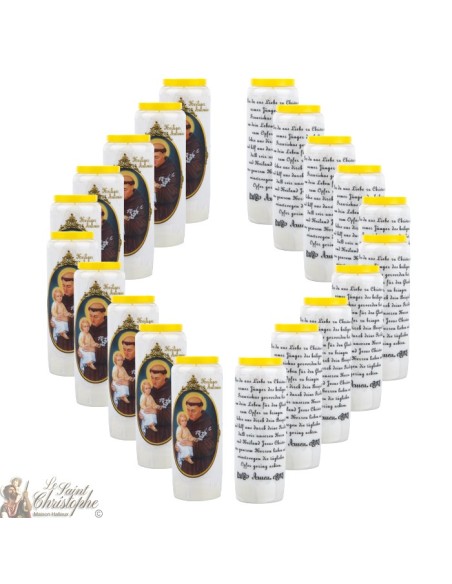 Velas Novena a San Antonio - Oración alemán 