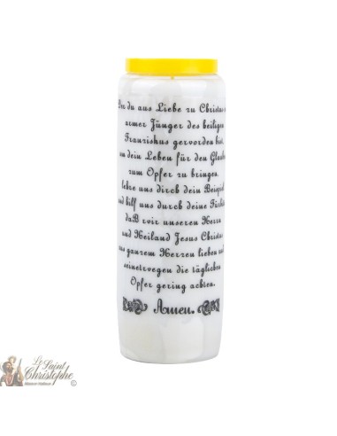 Velas Novena a San Antonio - Oración alemán 