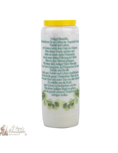 Candles Novenas for Saint Benedict -  german  Prayer 