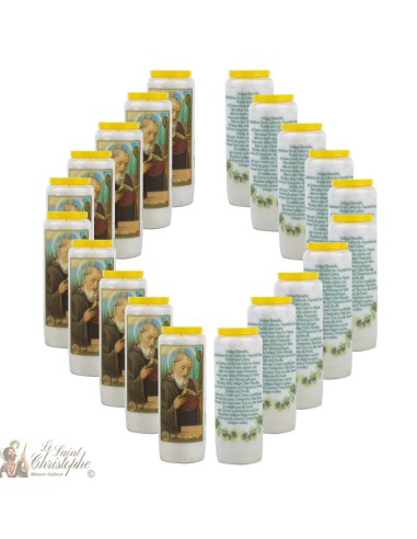 Candles Novenas for Saint Benedict -  german  Prayer 