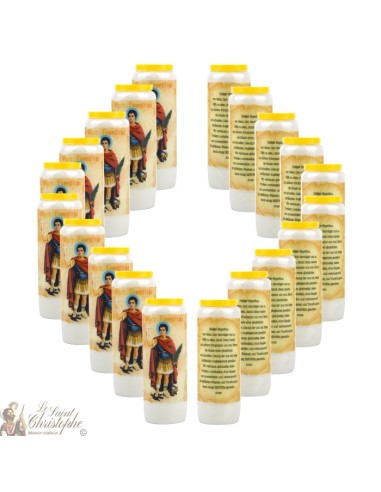 Bougies Neuvaines au Saint Expedit - prière allemand 