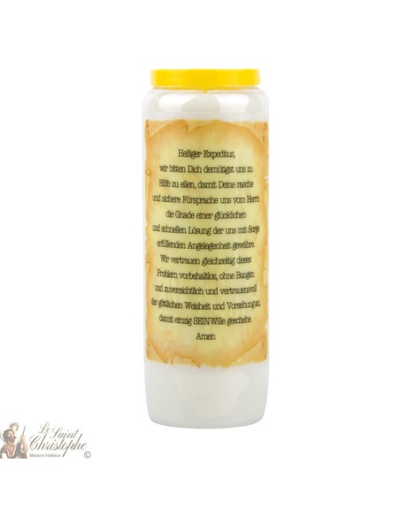 Candles Novenas to Saint Expeditus -  german  Prayer