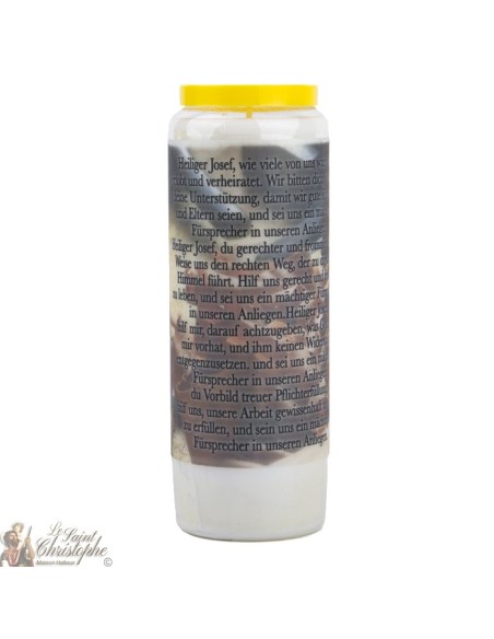 Candles Novenas to Saint Joseph -  german  Prayer 