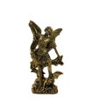 Saint Michael archangel Marble powder bronze - 22 cm