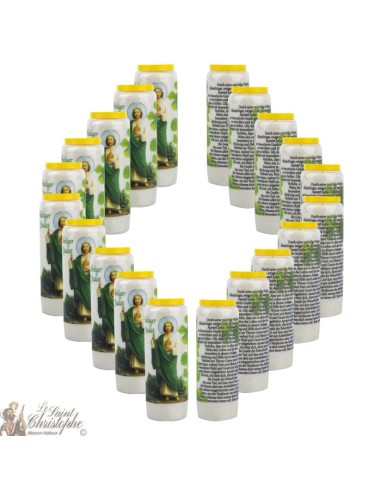 Bougies Neuvaines à Saint Jude - prière allemand 