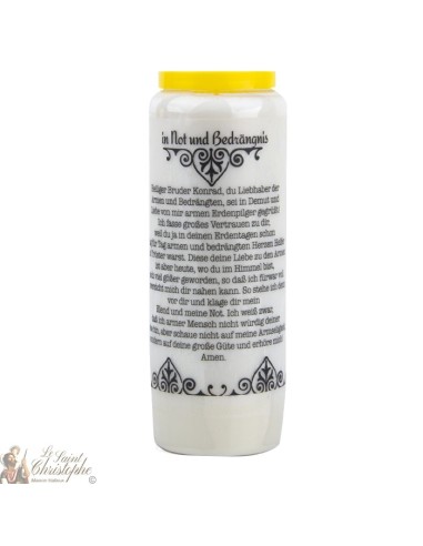 Candles Novenas to Saint Conrad -  german  Prayer 