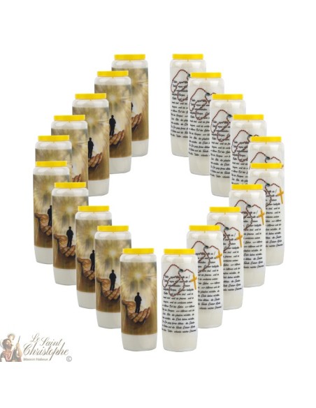 Candles Novenas " Father, bless us  " -  german  Prayer 