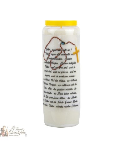 Candele Novene " Padre, benedici " - Preghiera tedesco 