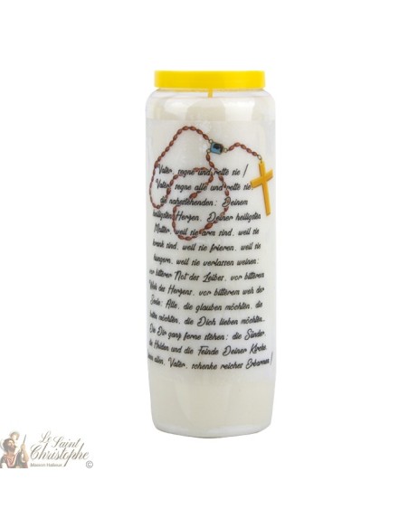 Candles Novenas " Father, bless us  " -  german  Prayer 