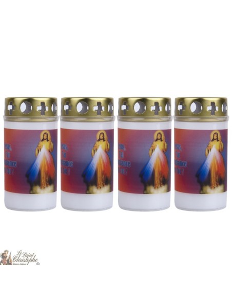 Outdoor candles pink angel for cemeteries