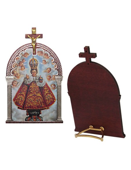 Jesus von Prag-Rahmen mit Kreuz