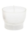 White votive night lights - 4 hours