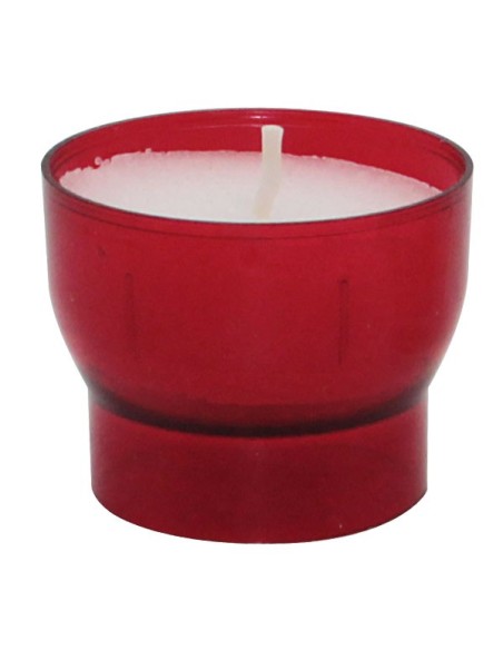 White votive night lights - 4 / 5 hours