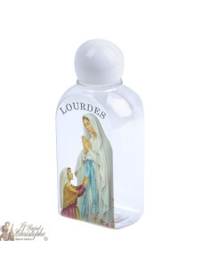Bottiglia con immagine Lourdes 50 ml - plastica