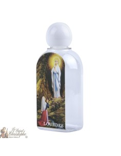 Botella con imagen Lourdes 75 ml - plástico