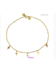 Chaine pied petites croix  2