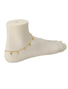 Chaine pied petites croix 