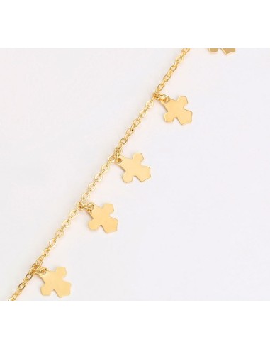 Chaine pied petites croix
