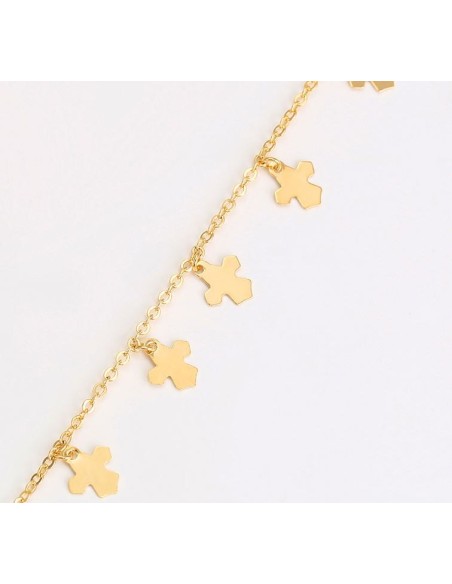 Chain foot small crosses