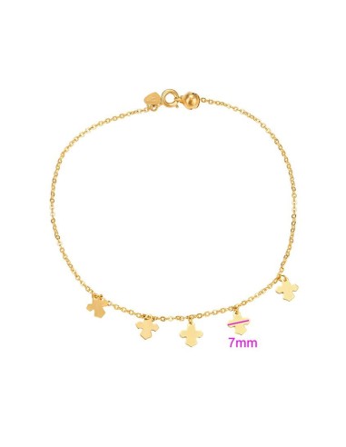 Chain foot small crosses