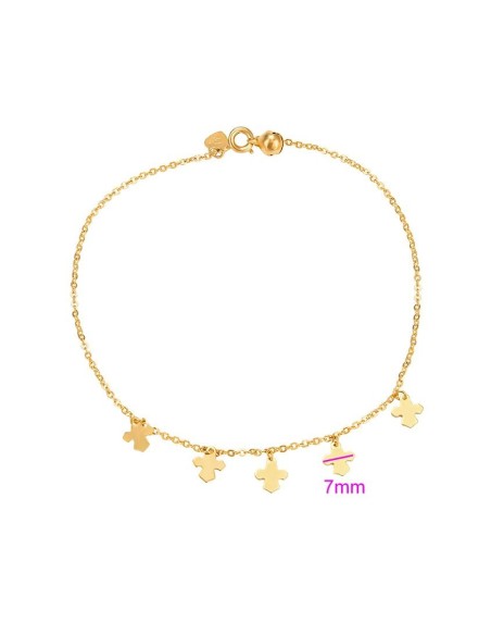 Chaine pied petites croix