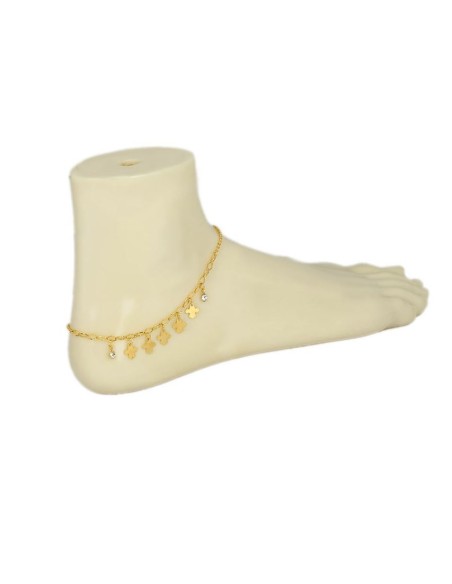 Chain foot small crosses