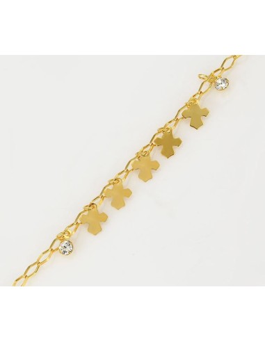 Chain foot small crosses