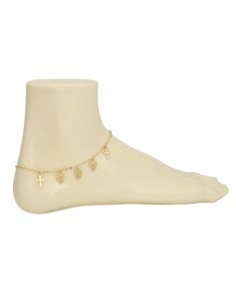 Chain foot small crosses and stars