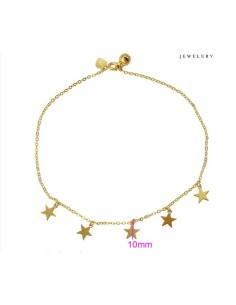 Chaine pied petites croix et étoiles 2