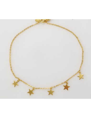 Chain foot small crosses and stars