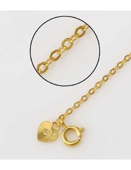 Chaine pied petites croix et étoiles