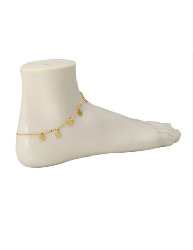 Cadena pequeña cruces y estrellas