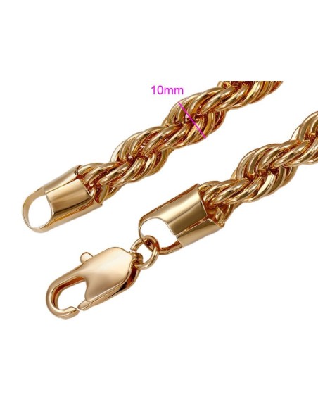 Gold plated chain - 50 cm