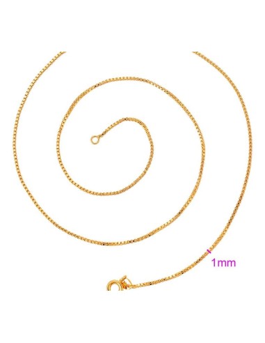 Gold plated 18 K chain - 50 cm