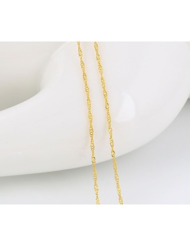 Vergoldete24 K - Kette - 45 cm