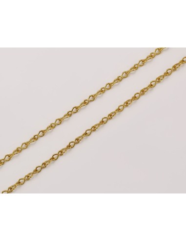 Catena placcata oro 24 K - 50 cm