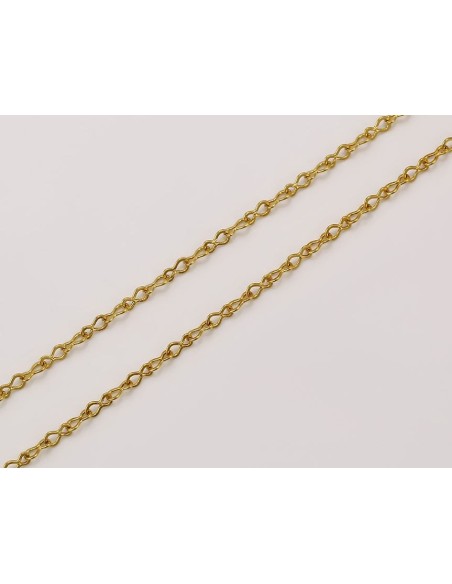 Chaine plaqué or 24 K - 50 cm 