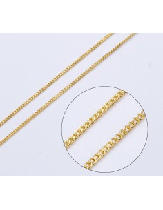 Vergulde 24 K - ketting - 50 cm 2