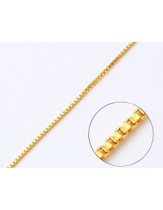 Vergulde 24 K - ketting - 50 cm 2