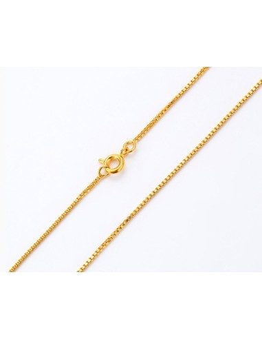 Vergulde 24 K - ketting - 50 cm