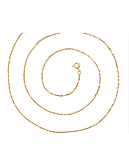 Chaine plaqué or 24 K - 50 cm 