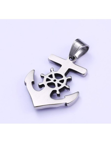 Stylized Cross Pendant - Sterling Silver