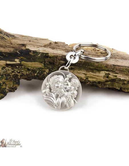Keychains St. Christopher - Silver metal