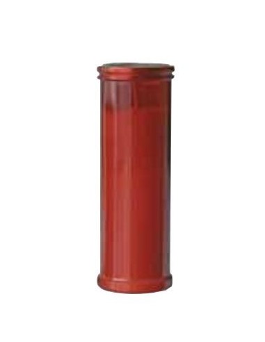 Bougie rouge votive - 21 cm 
