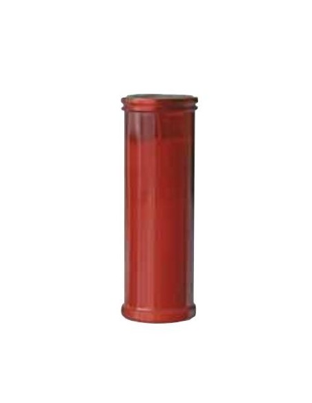 Bougie rouge votive - 21 cm 