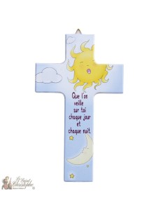 Holzkreuz Junge - 15 cm